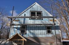 Exterior home insulation