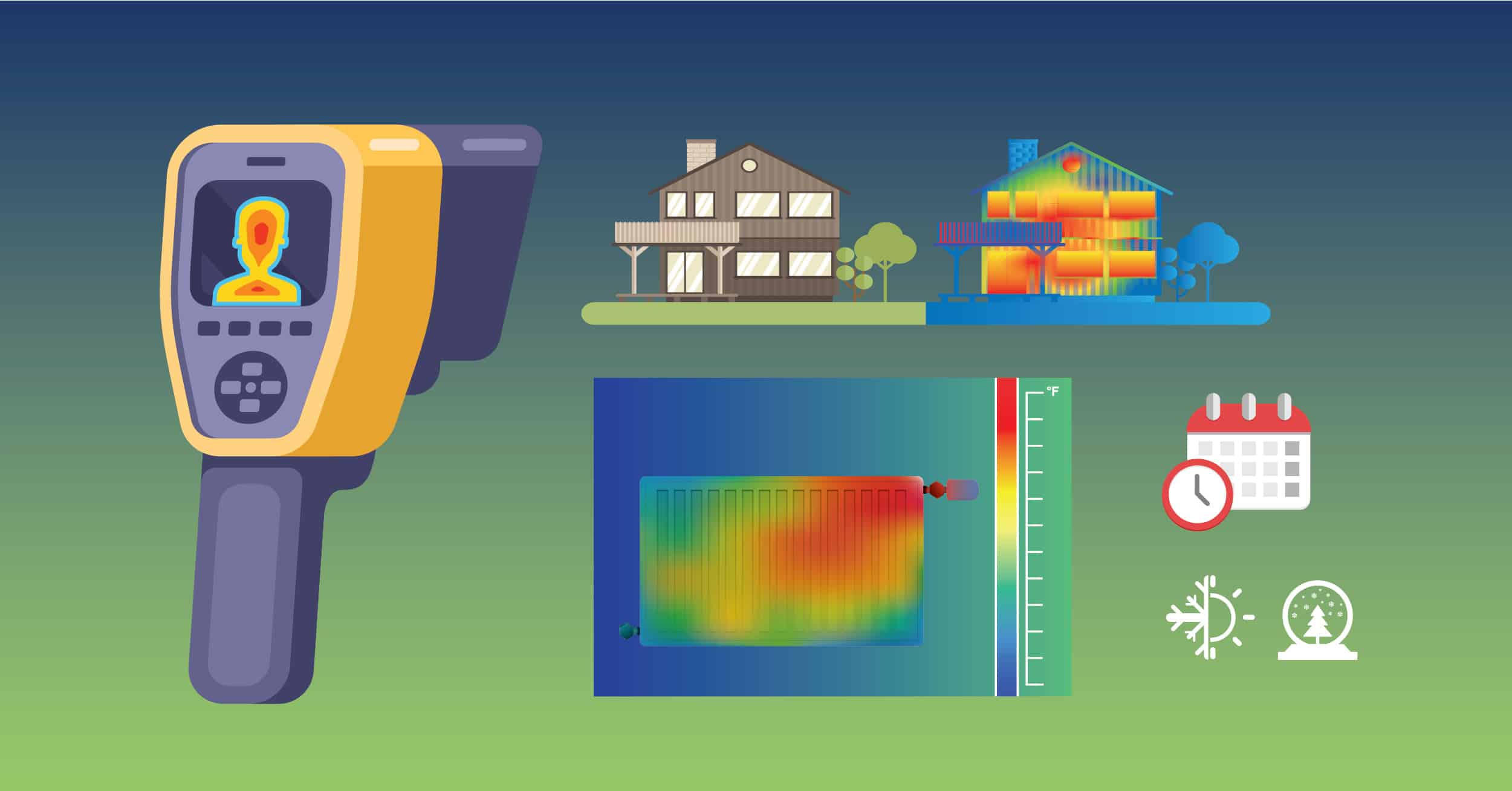 The Best Time of Year for Infrared Testing on Your Home infographic header image